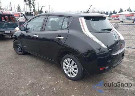 2017 Nissan Leaf S z USA, uszkodzony, nr VIN 1N4BZ0CPXHC301592